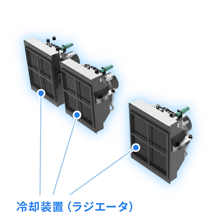 冷却装置（ラジエータ）