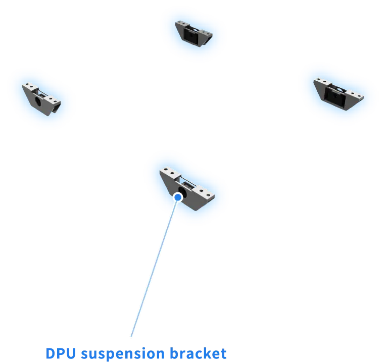 DPU suspension bracket